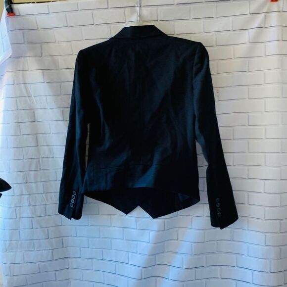 Zara Woman Studio Black Tuxedo Style Blazer Size S - Picture 2 of 6